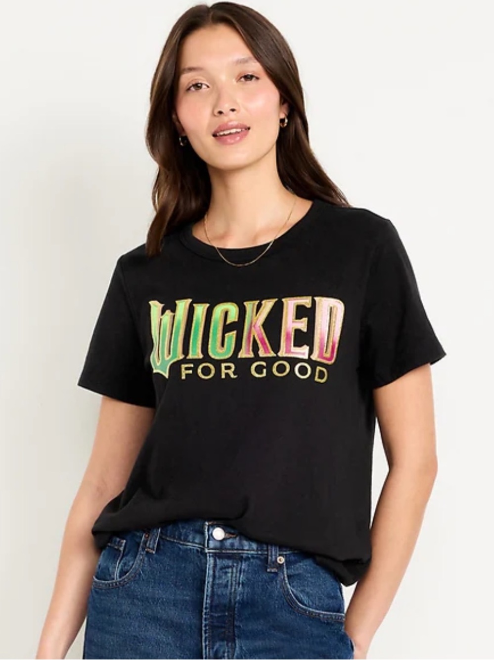 NWT Wicked For Good Old Navy Movie Tee Size Small